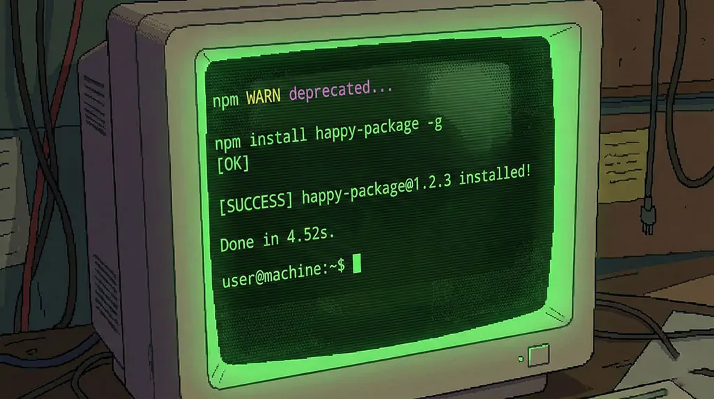 Pantalla de ordenador mostrando una terminal